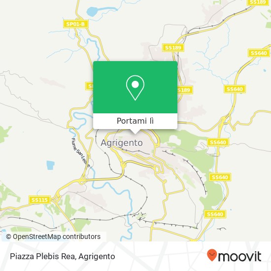 Mappa Piazza Plebis Rea