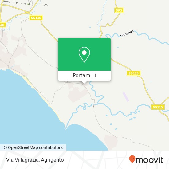 Mappa Via Villagrazia