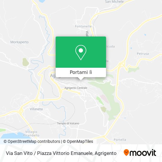 Mappa Via San Vito / Piazza Vittorio Emanuele