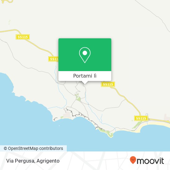 Mappa Via Pergusa