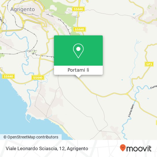 Mappa Viale Leonardo Sciascia, 12