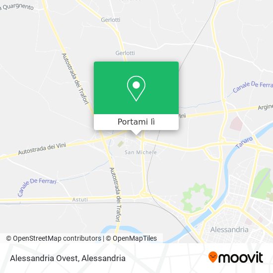 Mappa Alessandria Ovest