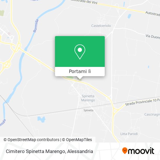 Mappa Cimitero Spinetta Marengo