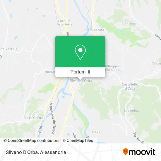 Mappa Silvano D'Orba