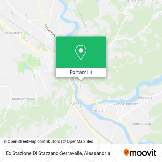 Mappa Ex Stazione Di Stazzano-Serravalle