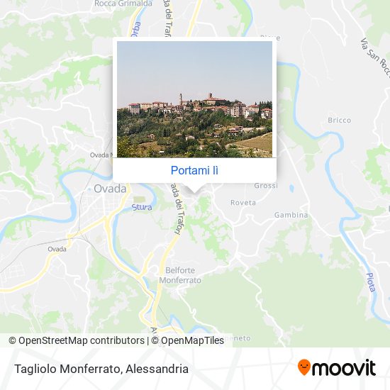 Mappa Tagliolo Monferrato