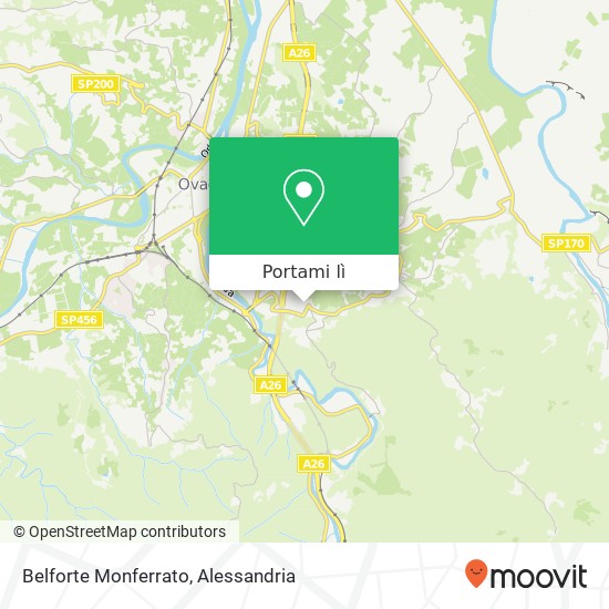 Mappa Belforte Monferrato