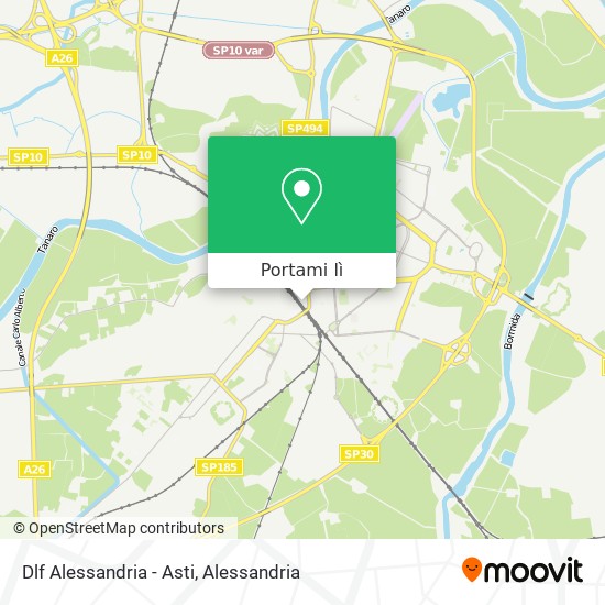 Mappa Dlf Alessandria - Asti