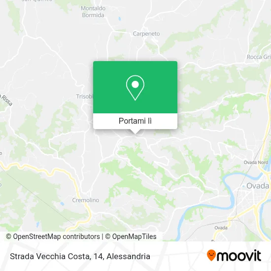 Mappa Strada Vecchia Costa, 14