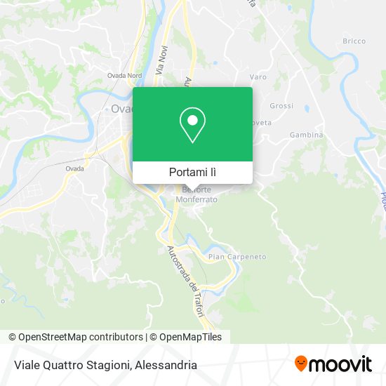 Mappa Viale Quattro Stagioni