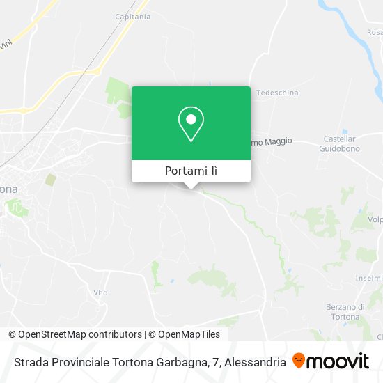 Mappa Strada Provinciale Tortona Garbagna, 7