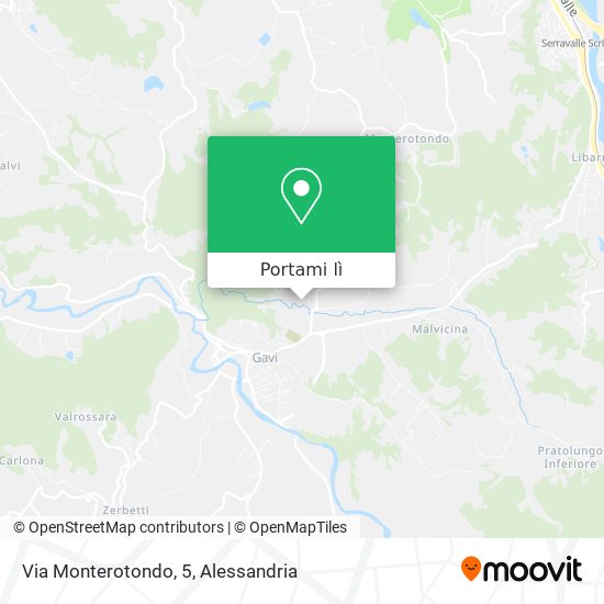 Mappa Via Monterotondo, 5