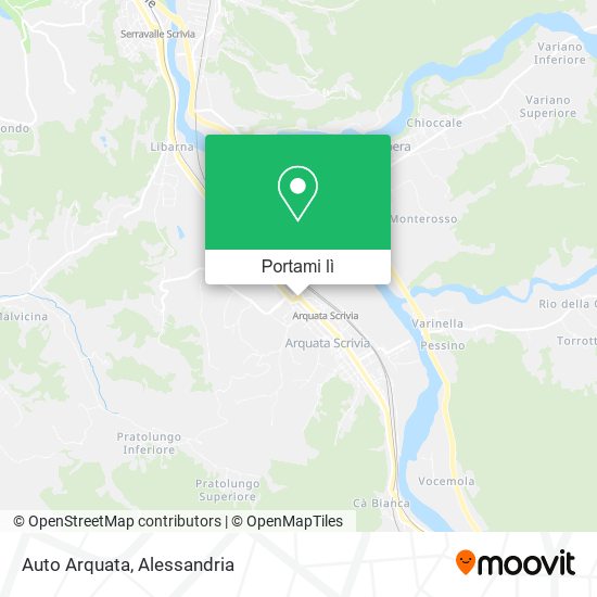 Mappa Auto Arquata