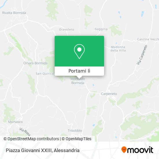 Mappa Piazza Giovanni XXIII