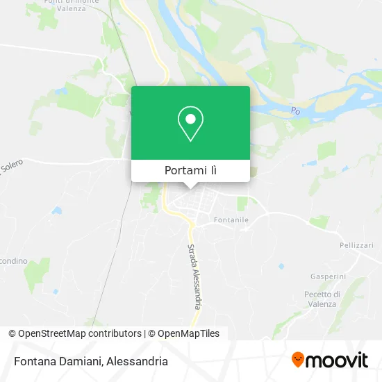 Mappa Fontana Damiani