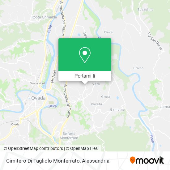 Mappa Cimitero Di Tagliolo Monferrato