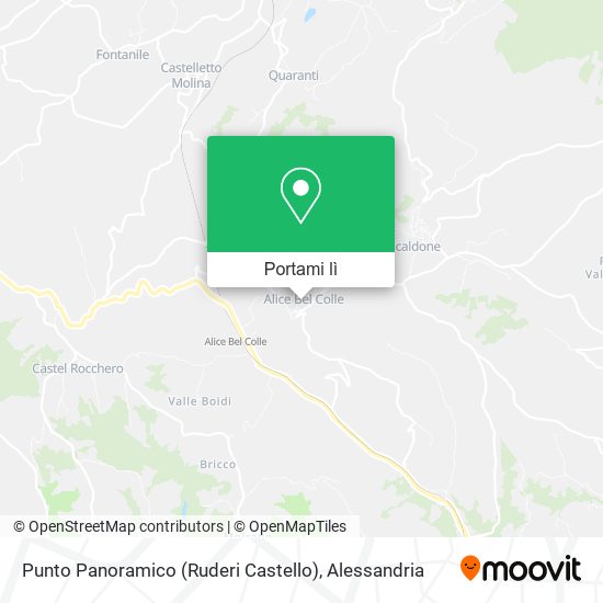 Mappa Punto Panoramico (Ruderi Castello)