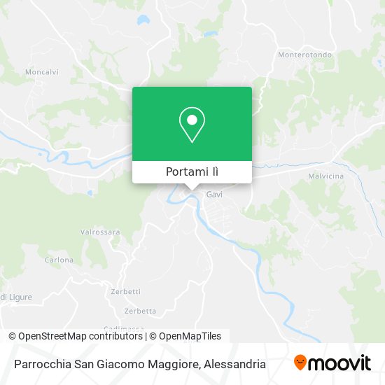 Mappa Parrocchia San Giacomo Maggiore
