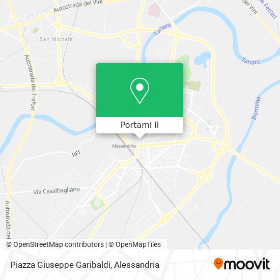 Mappa Piazza Giuseppe Garibaldi