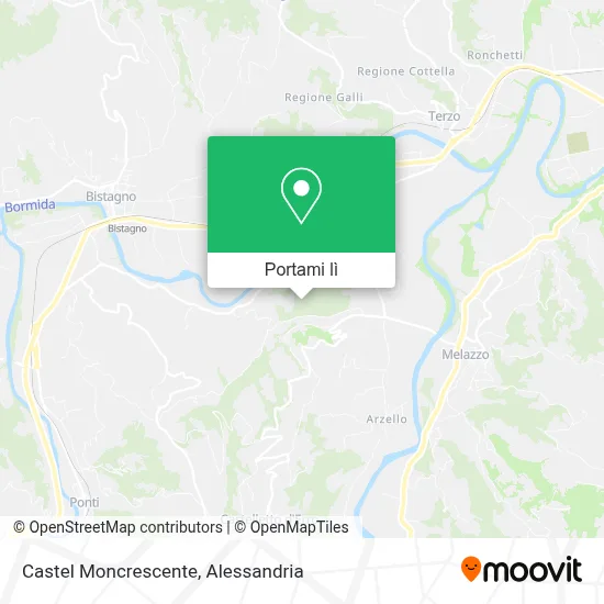 Mappa Castel Moncrescente