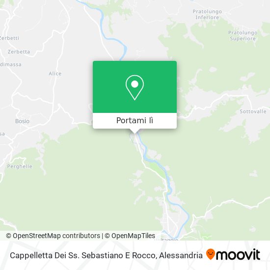 Mappa Cappelletta Dei Ss. Sebastiano E Rocco