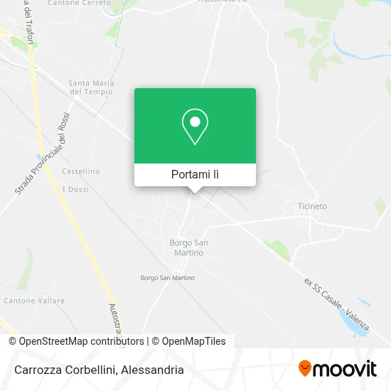 Mappa Carrozza Corbellini