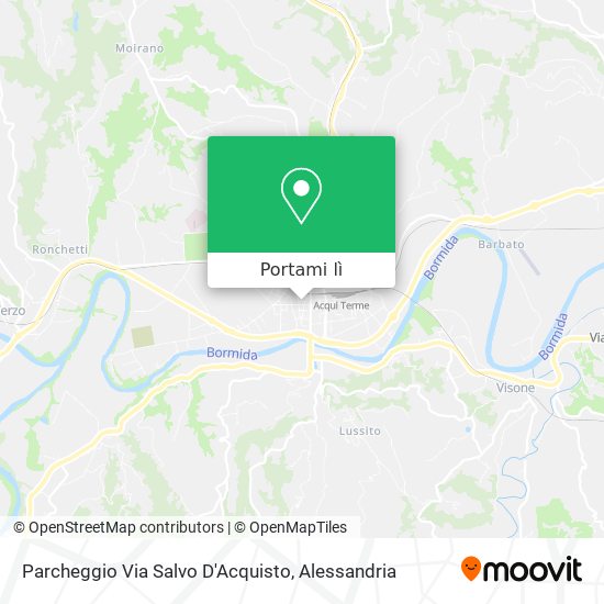 Mappa Parcheggio Via Salvo D'Acquisto