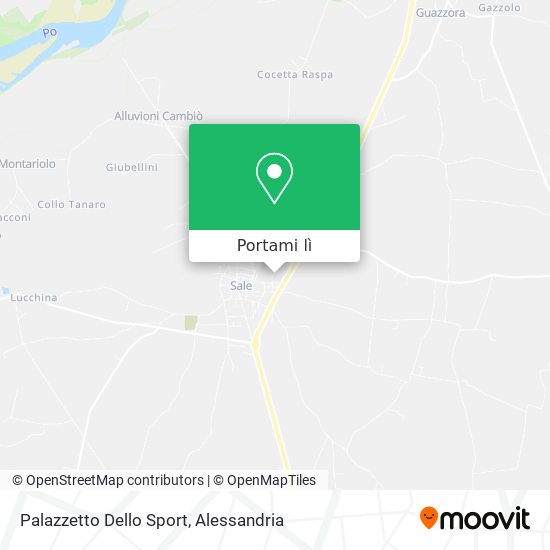 Mappa Palazzetto Dello Sport