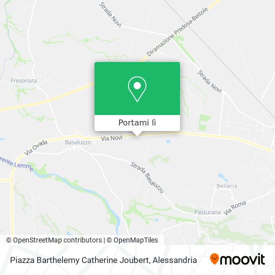 Mappa Piazza Barthelemy Catherine Joubert