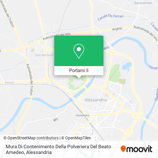 Mappa Mura Di Contenimento Della Polveriera Del Beato Amedeo