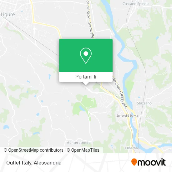 Mappa Outlet Italy
