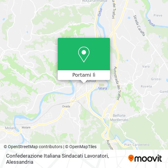 Mappa Confederazione Italiana Sindacati Lavoratori