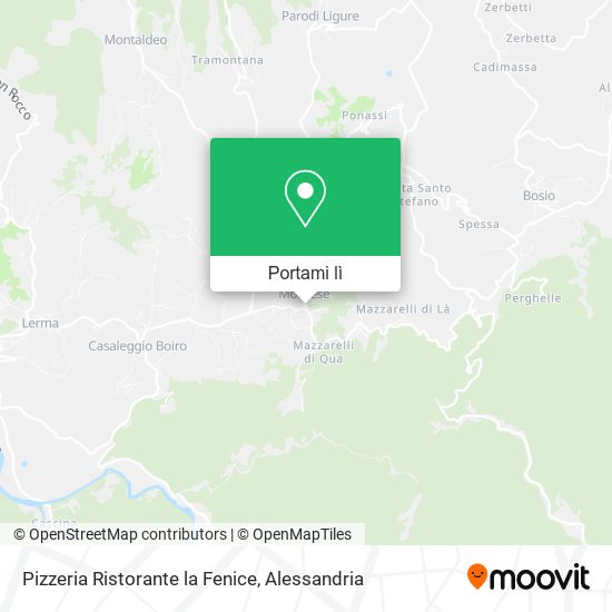 Mappa Pizzeria Ristorante la Fenice