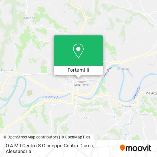 Mappa O.A.M.I.Centro S.Giuseppe Centro Diurno