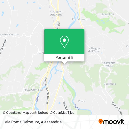 Mappa Via Roma Calzature