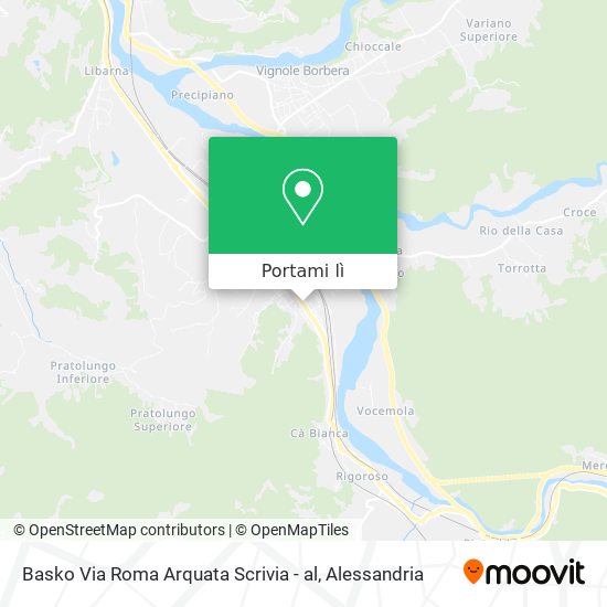 Mappa Basko Via Roma Arquata Scrivia - al