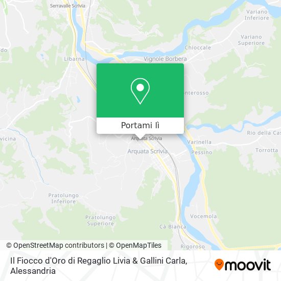 Mappa Il Fiocco d'Oro di Regaglio Livia & Gallini Carla
