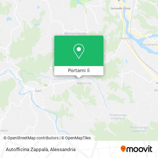 Mappa Autofficina Zappalà