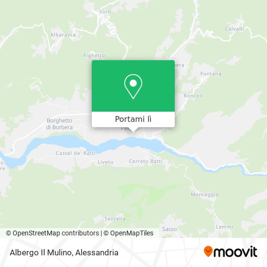 Mappa Albergo Il Mulino