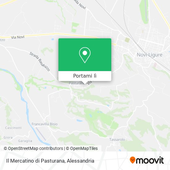 Mappa Il Mercatino di Pasturana