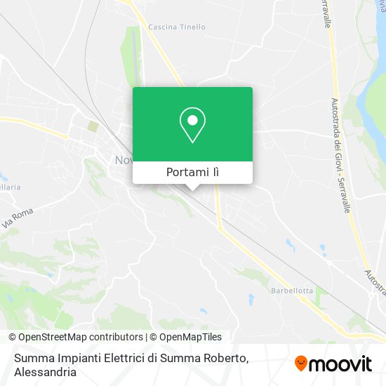 Mappa Summa Impianti Elettrici di Summa Roberto