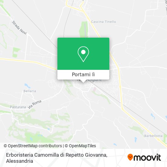 Mappa Erboristeria Camomilla di Repetto Giovanna
