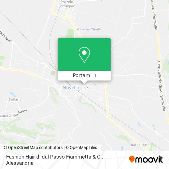 Mappa Fashion Hair di dal Passo Fiammetta & C.