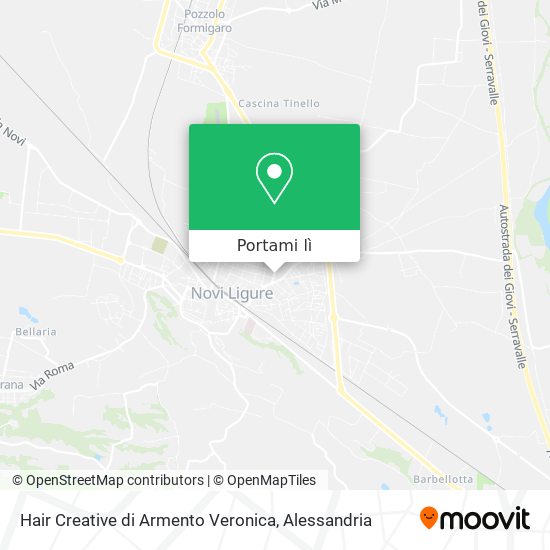 Mappa Hair Creative di Armento Veronica