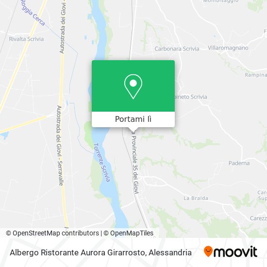 Mappa Albergo Ristorante Aurora Girarrosto