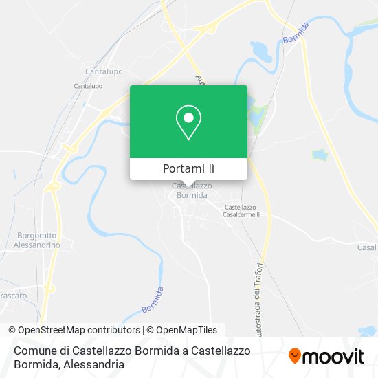 Mappa Comune di Castellazzo Bormida a Castellazzo Bormida
