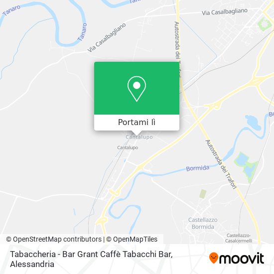 Mappa Tabaccheria - Bar Grant Caffè Tabacchi Bar