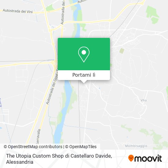 Mappa The Utopia Custom Shop di Castellaro Davide