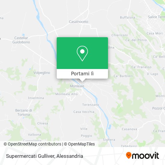 Mappa Supermercati Gulliver