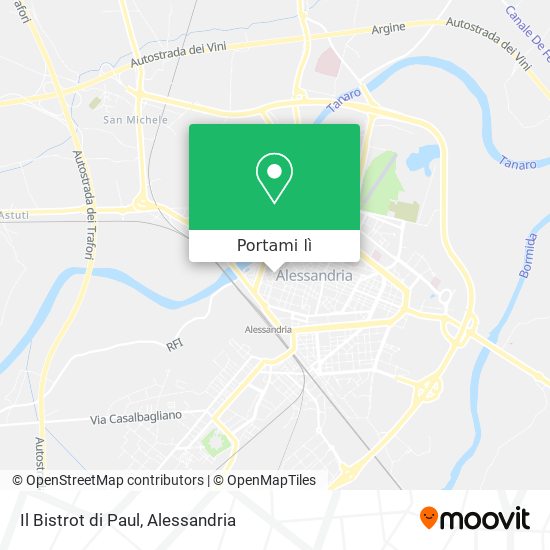 Mappa Il Bistrot di Paul
